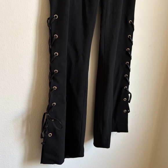 Vintage Cache Black Corset Flare Pants - Picture 2 of 4